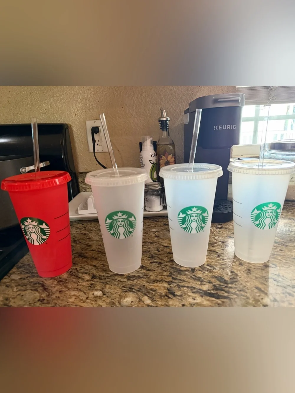 Starbucks Logo Reusable Cups